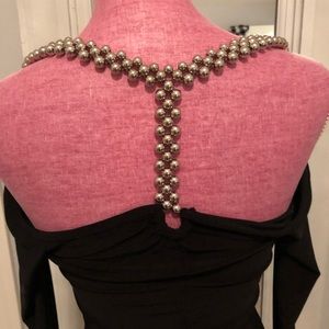 Venus black sexy top